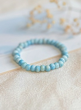 景德镇陶瓷手串女文艺新中式古风串珠简约百搭小清新闺蜜森系饰品