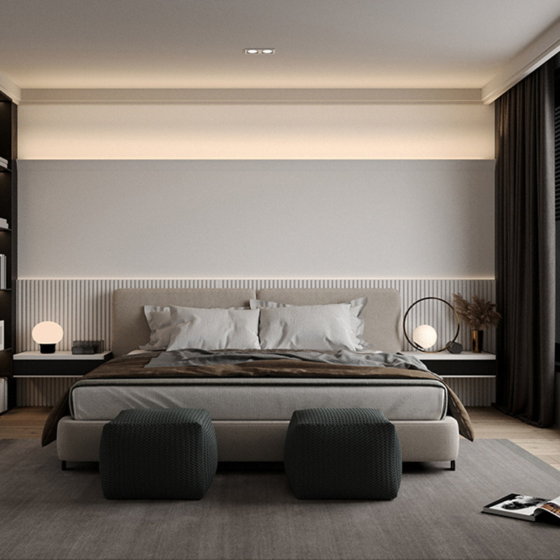 明装洗墙灯槽线性灯客厅卧室氛围石膏线灯条反光灯槽led腰线条灯,淘宝优惠券,粉丝福利购,淘宝优惠卷