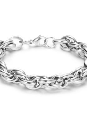 男士钛钢欧美风饰品现货手链