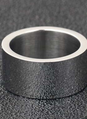 新款欧美流行饰品 不锈钢宽10mm滴胶戒指 指环 饰品 男女通用