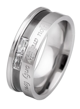 新款欧美ins情侣对戒时尚一生一世情侣简约镶钻对戒戒指热卖