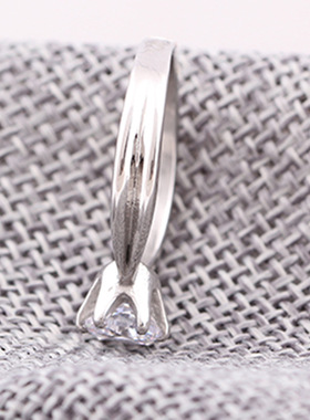 韩国镶钻婚礼钛钢现货戒指新品