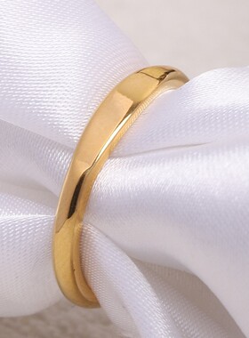 新款欧美时尚26个英文字母钛钢戒指ins个性简约百搭男女指环