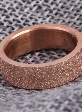 新款欧美时尚6MM磨砂玫瑰金戒指简约戒指个性戒指指环女饰品