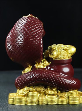 朱砂十二生肖蛇摆招财摆件招财家居客厅办公装饰工艺品转运玄关