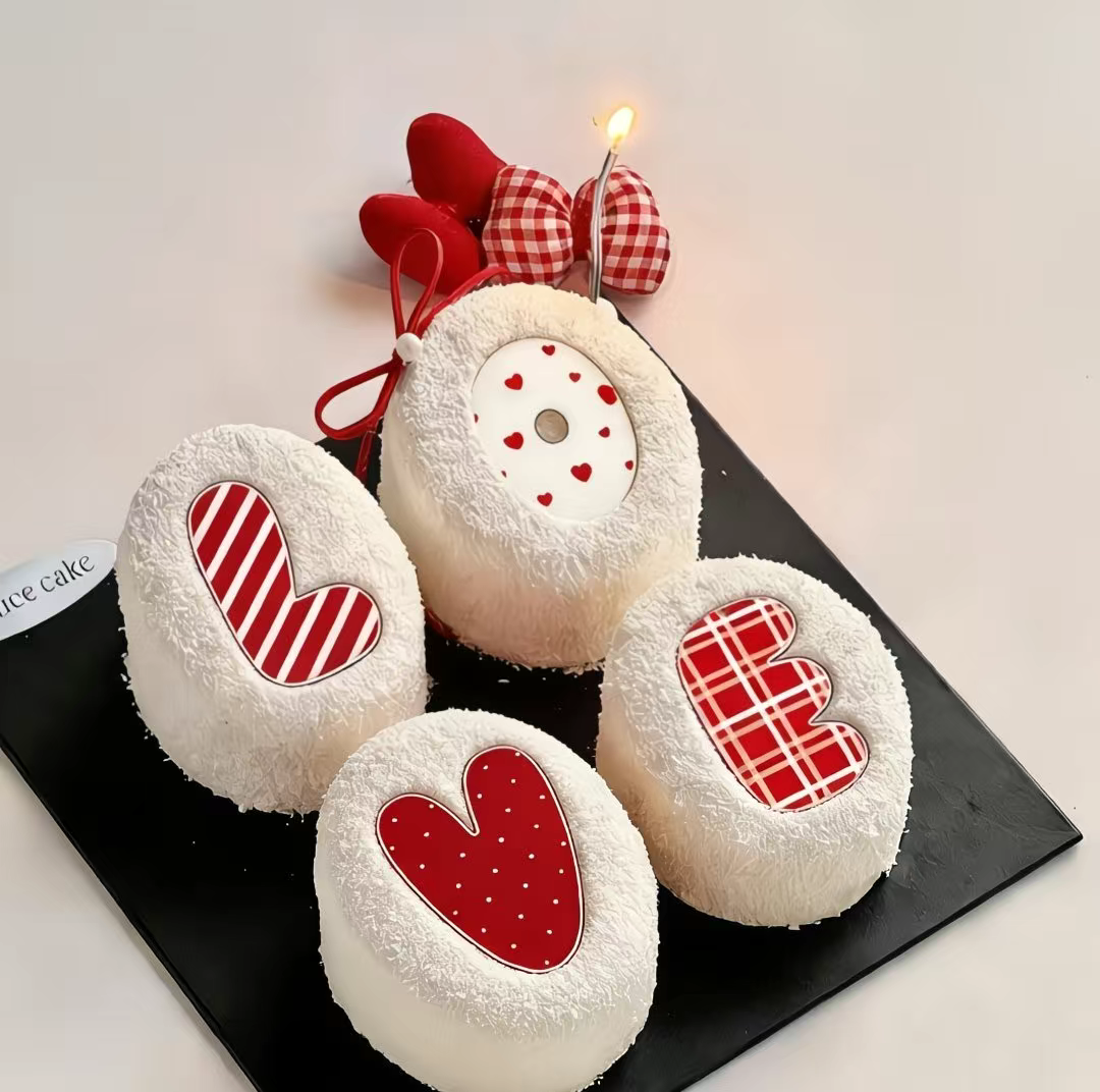 可食用巧克力蛋糕装饰LOVE字母奶油花边生日蛋糕高颜值diy,淘宝优惠券,粉丝福利购,淘宝优惠卷