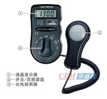 Indoor illuminance measuring instrument CEM Chang Cards 50000 Lux Illuminometer Light Illuminance Tester