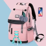 TikTok, рюкзак, милый водонепроницаемый ранец, в корейском стиле, популярно в интернете, для средней школы, подходит для подростков