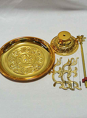 拜神电镀合金招财摆件佛具