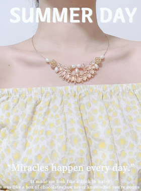 加一国风连年有余项链百搭洛丽塔汉服夏日