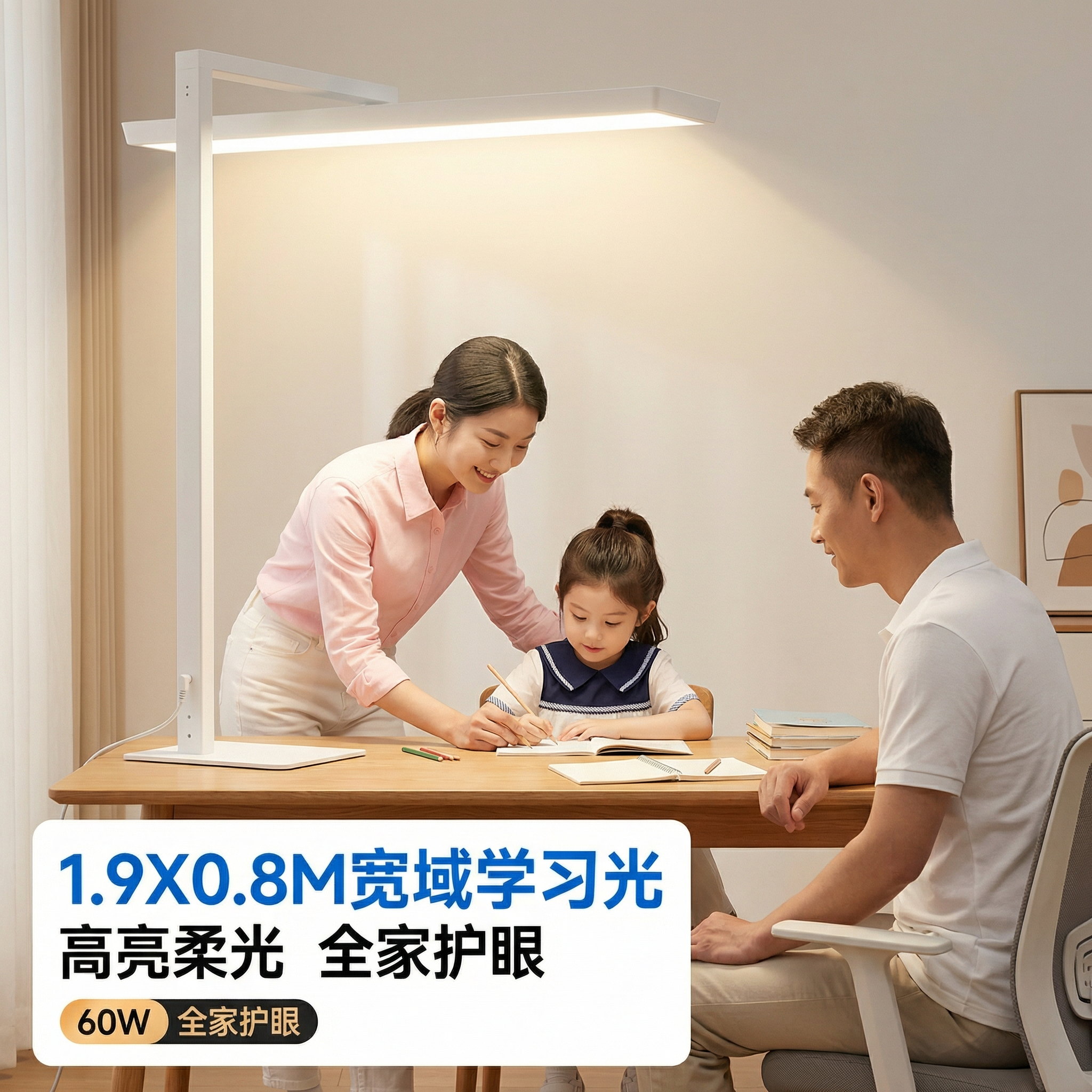 好视力桌面护眼大路灯学生儿童学习阅读专用书房长桌台灯 T80