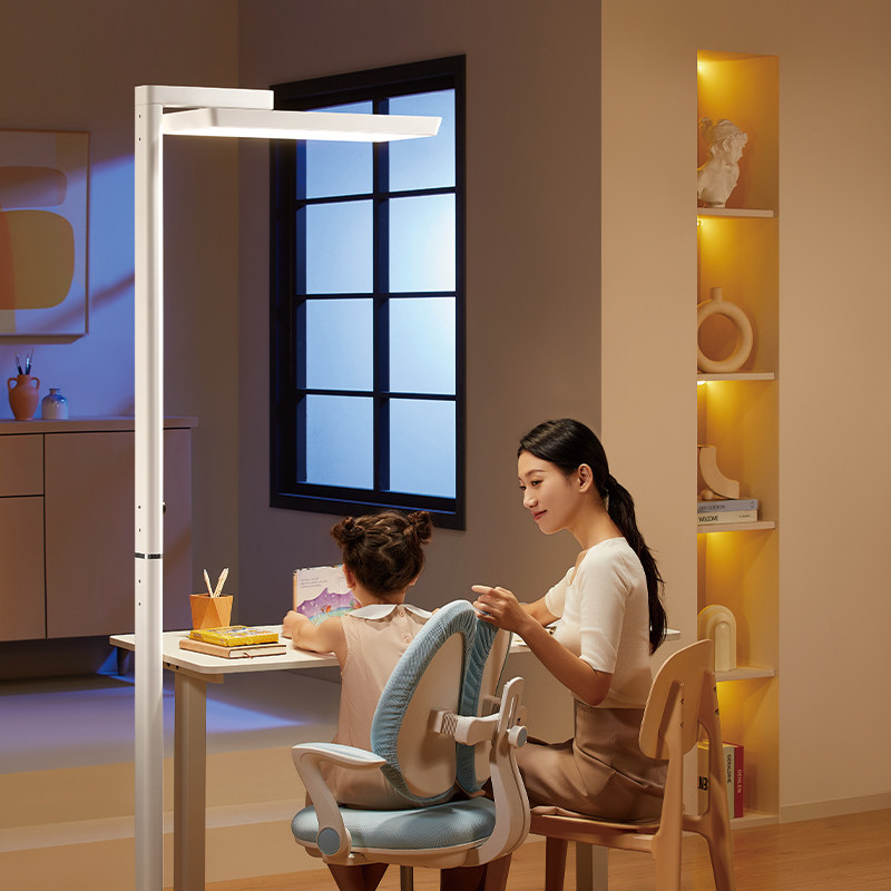 好视力护眼大路灯护眼学习专用儿童学生写字书桌全光谱落地台灯F9
