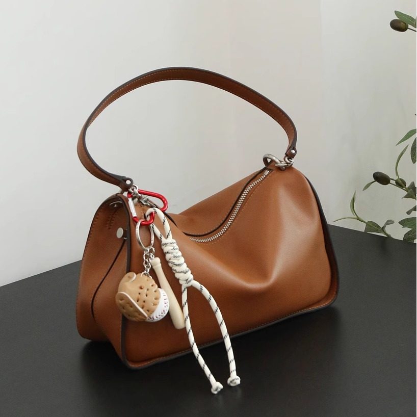 【PIGMISS】头层牛皮单肩腋下包女2025新款波士顿包hobo包斜挎包,淘宝优惠券,粉丝福利购,淘宝优惠卷