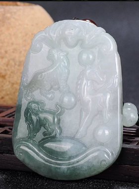 天然翡翠三合生肖其他
