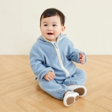 Детское бархатное удерживающее тепло боди для новорожденных, детская осенняя пижама, увеличенная толщина