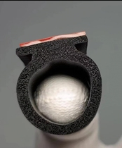 Roll door roll gate universal self-adhesive type door bottom adhesive strip anti-insect and waterproof