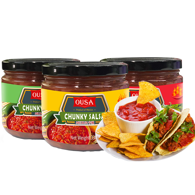 Chunky Salsa 墨西哥进口欧萨莎莎酱辣椒酱塔可酱调味酱蘸料330g - 图3