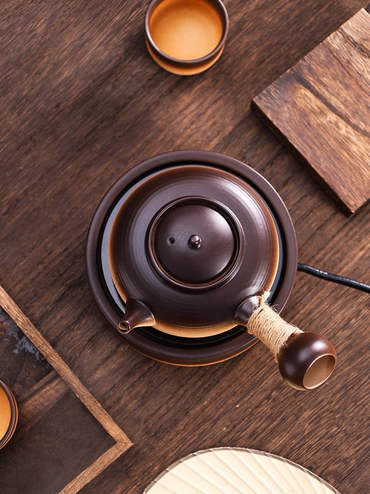 迷你电陶炉陶土茶炉套装烧水壶电茶壶茶具手工煮茶烧水复古沙铫壶,淘宝优惠券,粉丝福利购,淘宝优惠卷