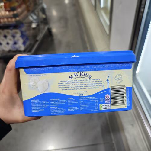 Costco开市客代购英国进口mackie's传统牛奶冰淇淋1.08kg 顺丰 - 图0