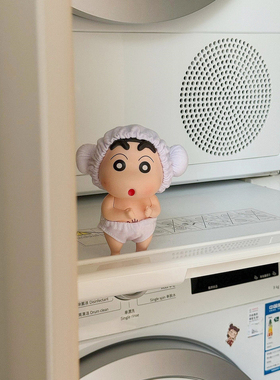 蜡笔小新浴室洗澡摆件卫生间洗手台装饰品桌面入户门可爱手办礼物