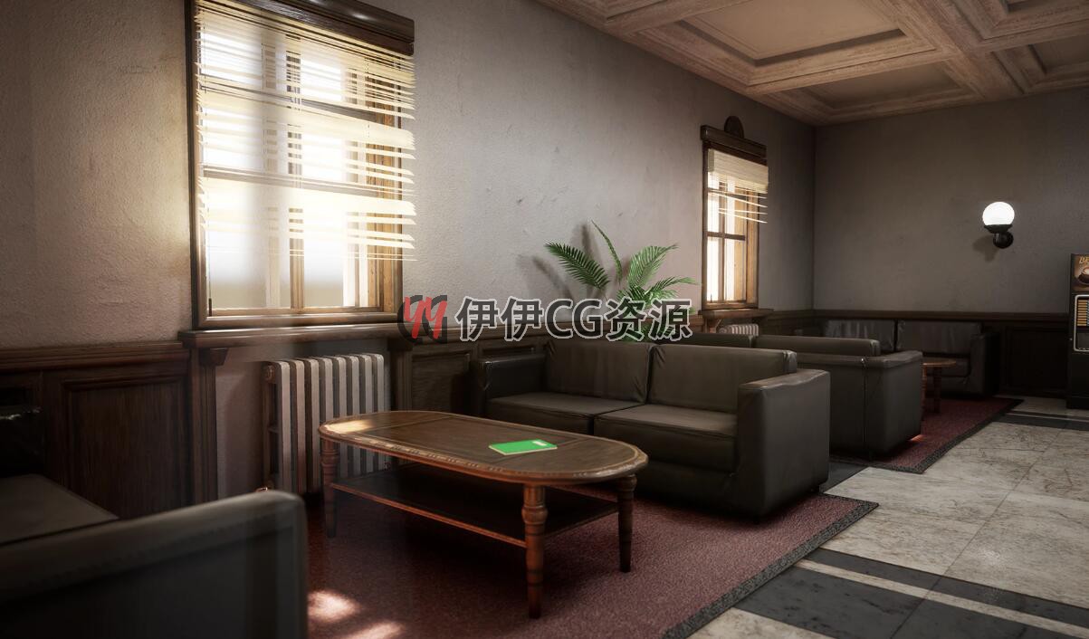 UE4虚幻5银行金库室内建筑场景模型资源库素材Modular Bank Pack - 图3