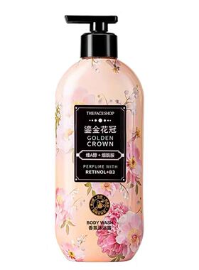 THEFACESHOP菲诗小铺莹润维A醇丝滑香氛沐浴露烟酰胺丝滑美肌大瓶