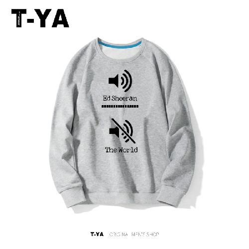 Ed Sheeran专辑艾德希兰黄老板周边同款春秋圆领男女卫衣 长袖B款 - 图0
