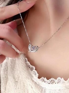 银饰守护之翼系列项链