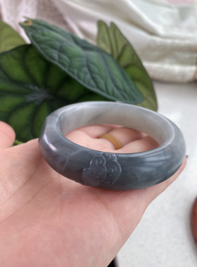 新疆和田玉籽料青花细腻油润留皮泥鳅背和田玉手镯可定制私拍无效