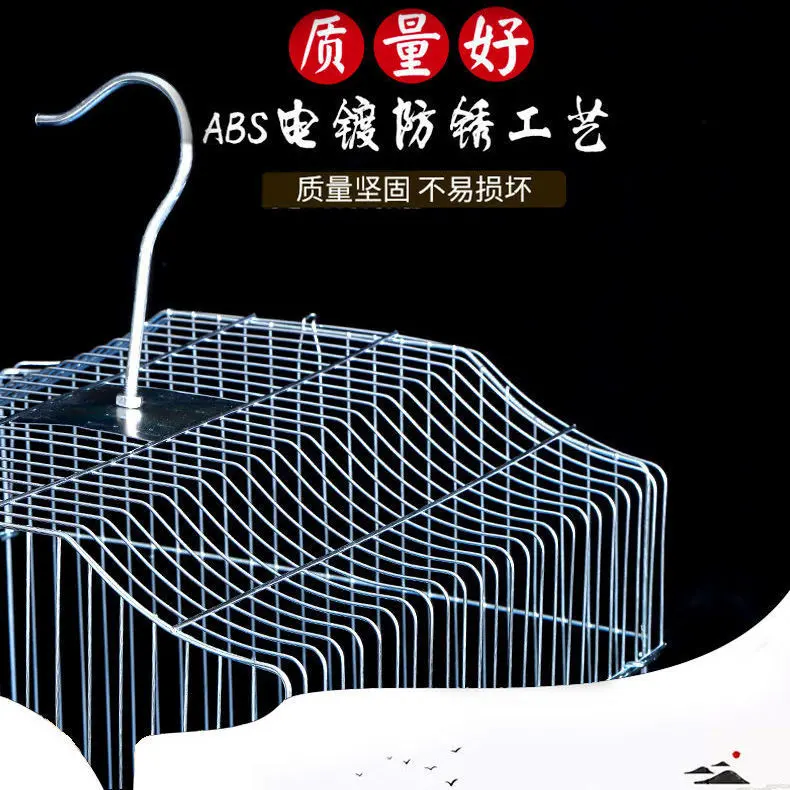八哥专用电镀鸟笼大全大号虎皮玄凤鹦鹉防锈鸟笼笼子超大号鸽子笼 - 图1