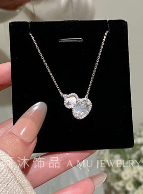 纯银轻奢高级感星芒葫芦项链女