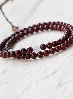 原创设计天然印度小叶紫檀手串女士正宗小叶紫檀木手串佛珠子手链