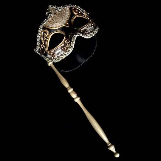 威尼斯手持面具女古风抖音个性中国风成人假面舞会公主面具半脸男