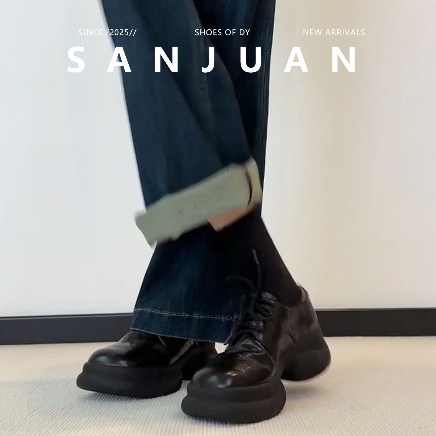 【三卷】2025秋冬新款圆头系带复古小皮鞋女厚底粗跟百搭深口单鞋,淘宝优惠券,粉丝福利购,淘宝优惠卷