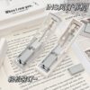 Unprinted transparent mini small stapler