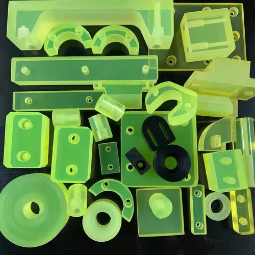 聚氨酯加工优力胶垫圈定制耐磨PU棒防撞块缓冲垫减震垫片开模定制 - 图1