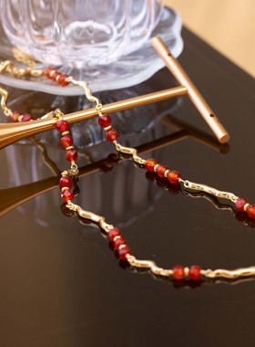 STARRYCO新年开运红玛瑙项链