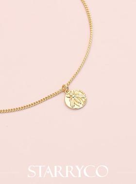 蜜蜂坠子百搭休闲复古项链轻时尚