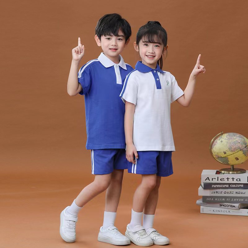 简出精彩深圳校服夏季小学生运动服速干衣短袖短裤高级版深圳校服 - 图2