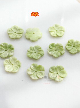 diy紫色饰品五瓣花