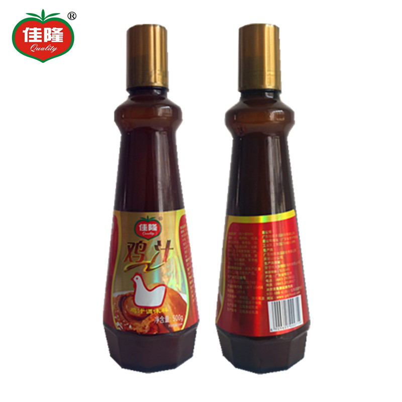 佳隆鸡汁调味料500g*6瓶炒菜熬汤调味酱 鸡汁调味品整箱一箱包邮 - 图1