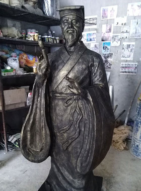 王羲之颜真卿柳公权石膏摆件定制