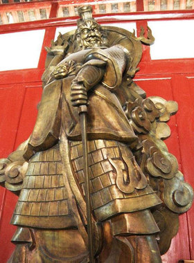 定制桀妹喜关龙逢雕像简订做狄契