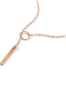 欧美跨境新品简约个性金属圈短款