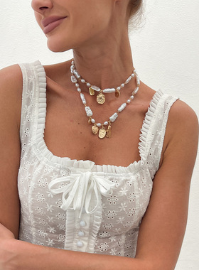 欧美跨境复古巴洛克异形仿珍珠