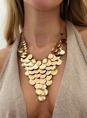 欧美跨境创意划痕亮片瀑布式流苏