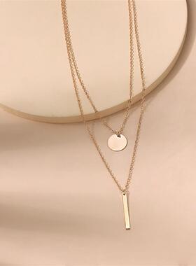 欧美跨境饰品复古简约合金金属棒