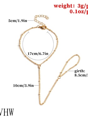 欧美风女士手指链时尚