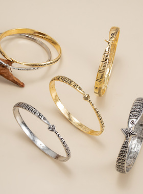 欧美跨境个性叠戴海洋动物鱼形手