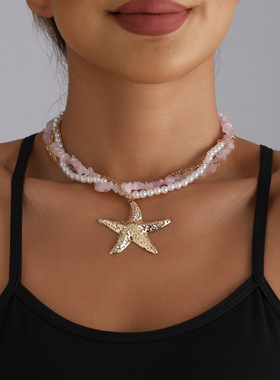 欧美跨境饰品小清新ins风碎石